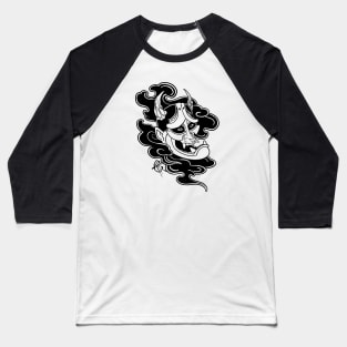 Blackwork Hannya Baseball T-Shirt